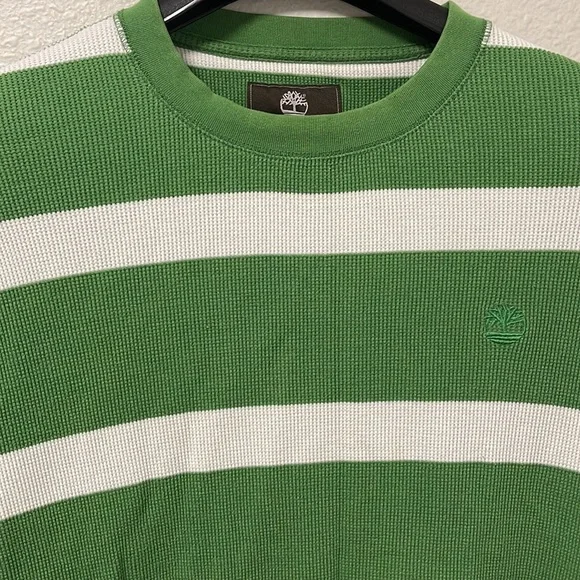 🎉2x HP🎉 Vintage Timberland long-sleeve Vintage Embroidered Logo PC Y2K Stiching - Picture 2 of 4